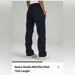 LULULEMON dance studio full length pants